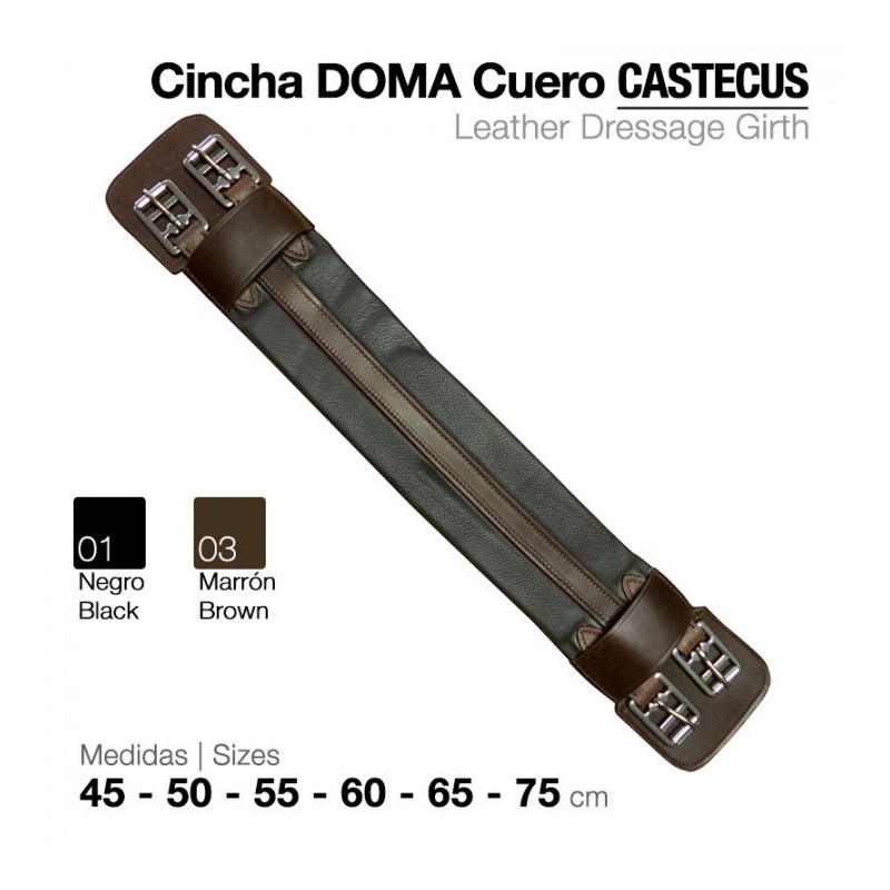CINCHA DOMA CUERO CASTECUS