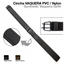 CINCHA VAQUERA PVC/NYLON