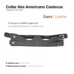 COLLAR AIRE AMERICANO CUERO CASTECUS 894 MARRÓN