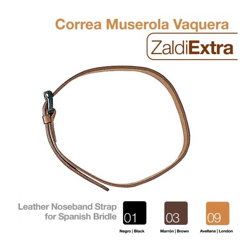 CORREA MUSEROLA VAQUERA ZALDI EXTRA