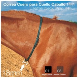 CORREA CUERO PARA CUELLO CABALLO 1441