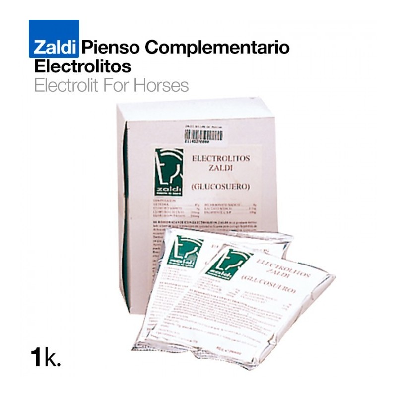 ZALDI PIENSO COMPLEMENTARIO ELECTROLITOS 1kg