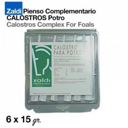 ZALDI PIENSO COMPLEMENTARIO CALOSTROS POTRO 6x15gr