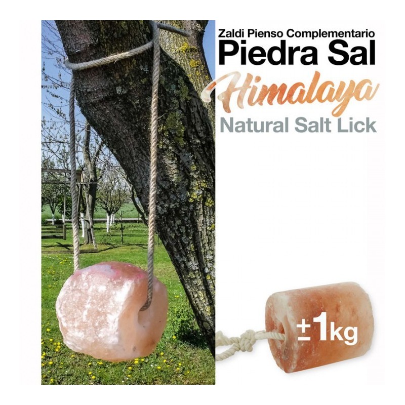 ZALDI PIENSO COMPLEMENTARIO PIEDRA SAL HIMALAYA +/-1kg