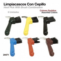 LIMPIACASCOS CON CEPILLO 24471 6uds