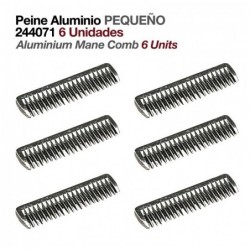 PEINE ALUMINIO PEQUEÑO 244071 6uds