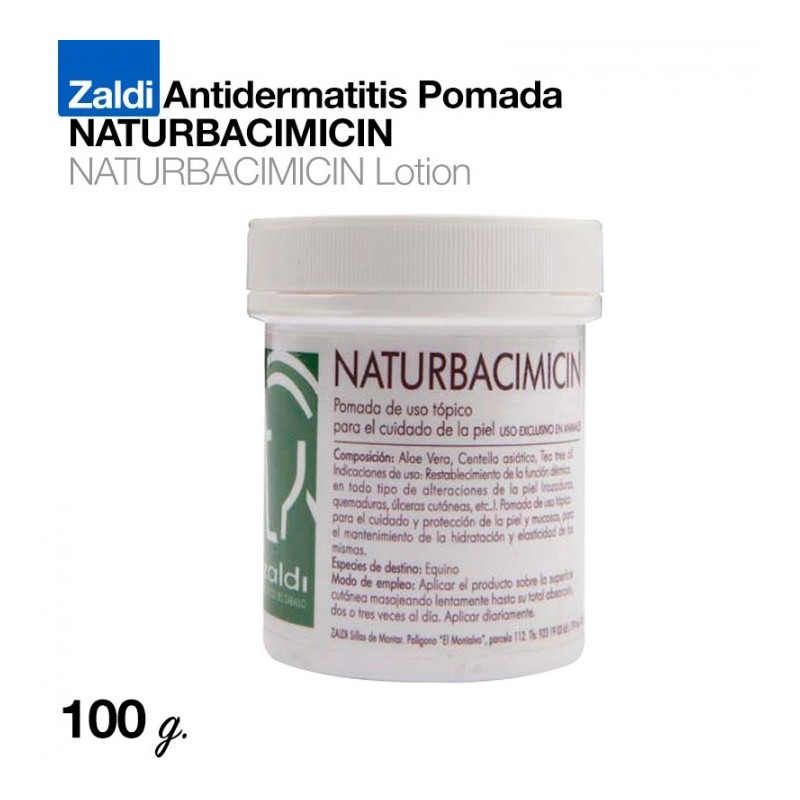 ZALDI ANTIDERMATITIS POMADA NATURBACIMICIN 100gr