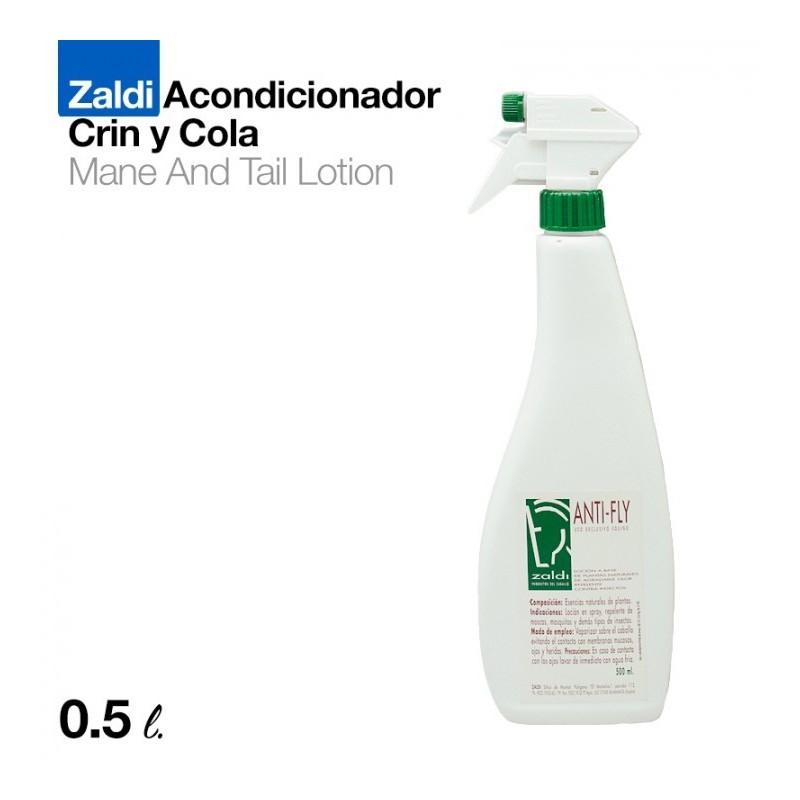 ZALDI ACONDICIONADOR CRIN Y COLA 0.5 litros