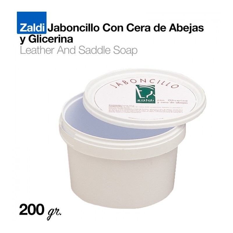 ZALDI JABONCILLO CON CERA ABEJA Y GLICERINA 200gr