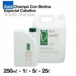 ZALDI CHAMPÚ CON BIOTINA ESPECIAL CABALLOS