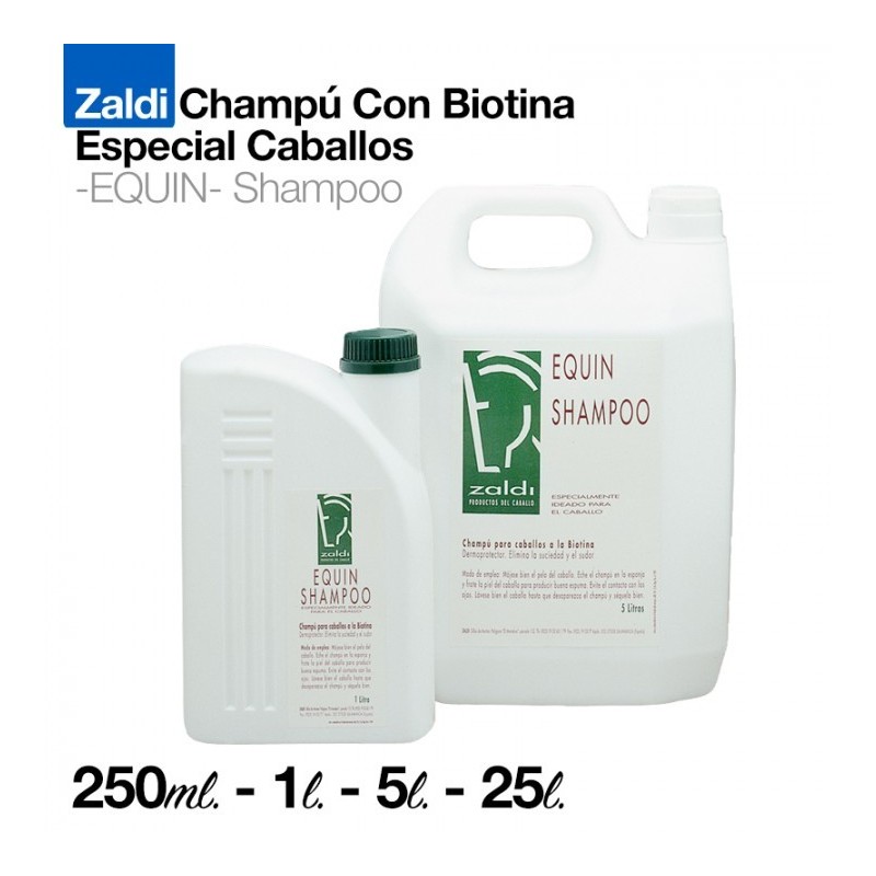 ZALDI CHAMPÚ CON BIOTINA ESPECIAL CABALLOS