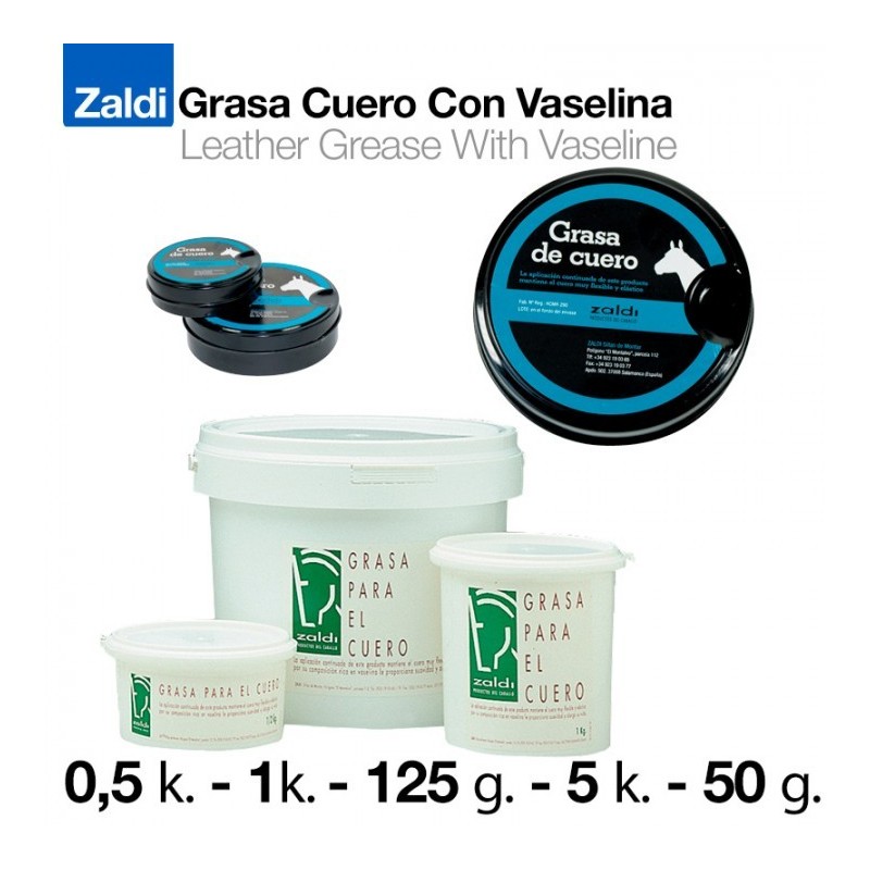 ZALDI GRASA CUERO CON VASELINA