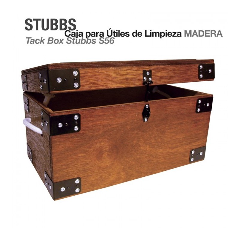 CAJA PARA ÚTILES DE LIMPIEZA MADERA STUBBS S56