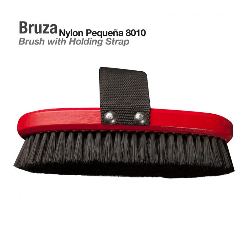 BRUZA NYLON PEQUEÑA 8010 NEGRO-BLANCO