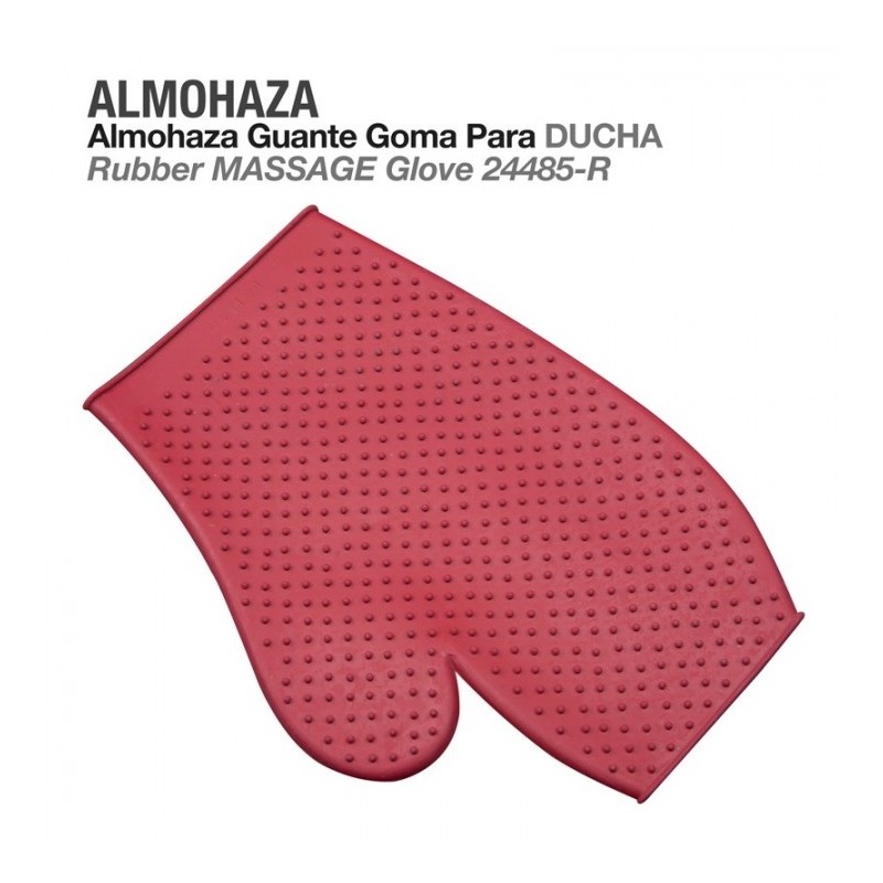 ALMOHAZA GUANTE GOMA DUCHA 24485-R