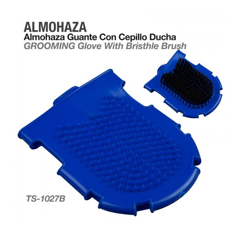 ALMOHAZA GUANTE CON CEPILLO DUCHA TS-1027B