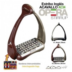 ESTRIBO INGLÉS ACAVALLO OPERA AC601