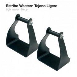 ESTRIBO WESTERN TEJANO NEGRO TH-5443