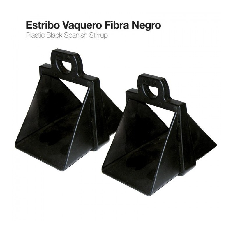 ESTRIBO VAQUERO FIBRA 22153-K NEGRO