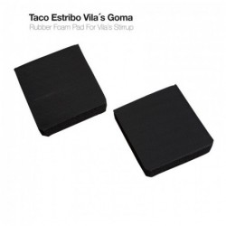 TACO ESTRIBO VILA´S GOMA NEGRO PAR