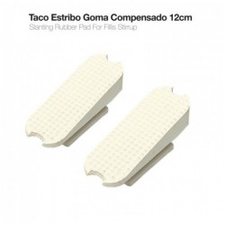 TACO ESTRIBO COMPENSADO 22003R 12cm BLANCO PAR