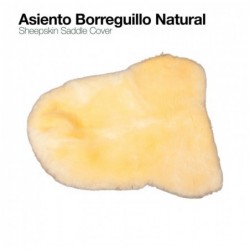 ASIENTO BORREGUILLO NATURAL PARA SILLA INGLESA