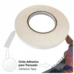 CINTA ADHESIVA PARA TRENZAS BLANCO 12Mm X 50M