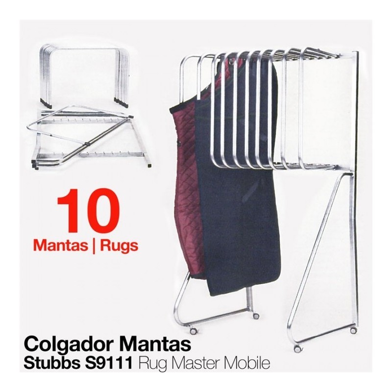 COLGADOR PARA MANTAS S9111 STUBBS (10 MANTAS)