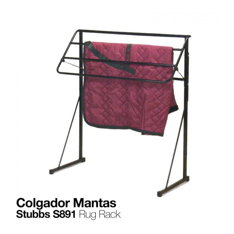 COLGADOR PARA MANTAS STUBBS S891 NEGRO