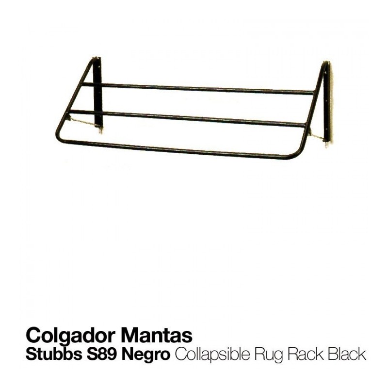 COLGADOR PARA MANTAS STUBBS S89 NEGRO