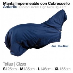 MANTA IMPERMEABLE CON CUBRECUELLO ANTARTIC