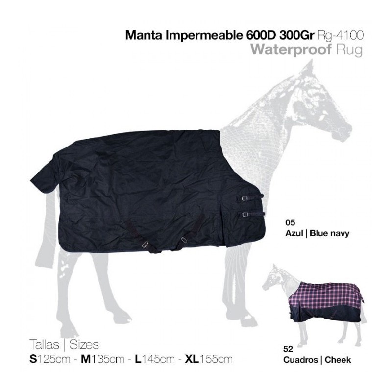 MANTA IMPERMEABLE 600D 300gr RG-4100