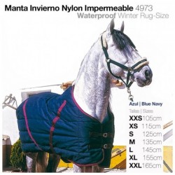 MANTA INVIERNO NYLON IMPERMEABLE 4973 AZUL