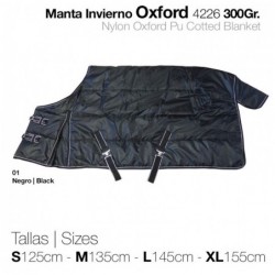 MANTA INVIERNO OXFORD 4226 300gr. NEGRO