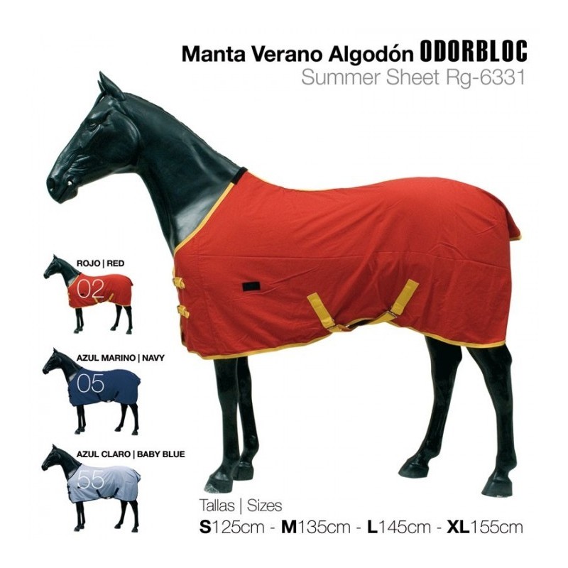 MANTA VERANO ALGODÓN ODORBLOC