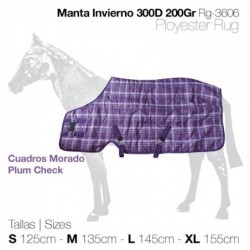 MANTA INVIERNO 300D 200gr RG-3606 MORADO