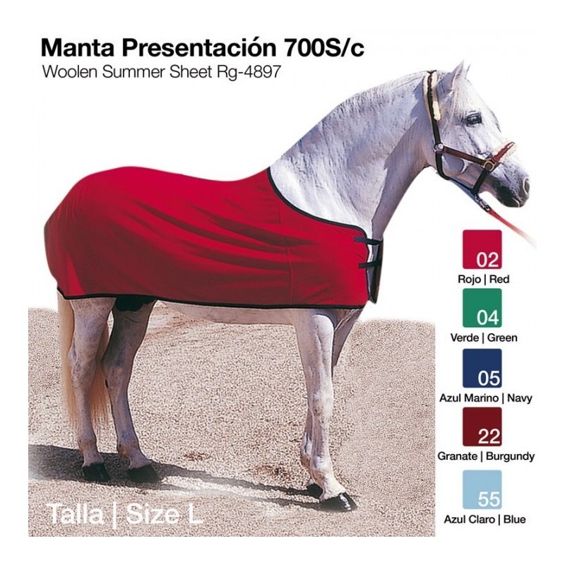 MANTA PRESENTACIÓN 700S/C ROJO