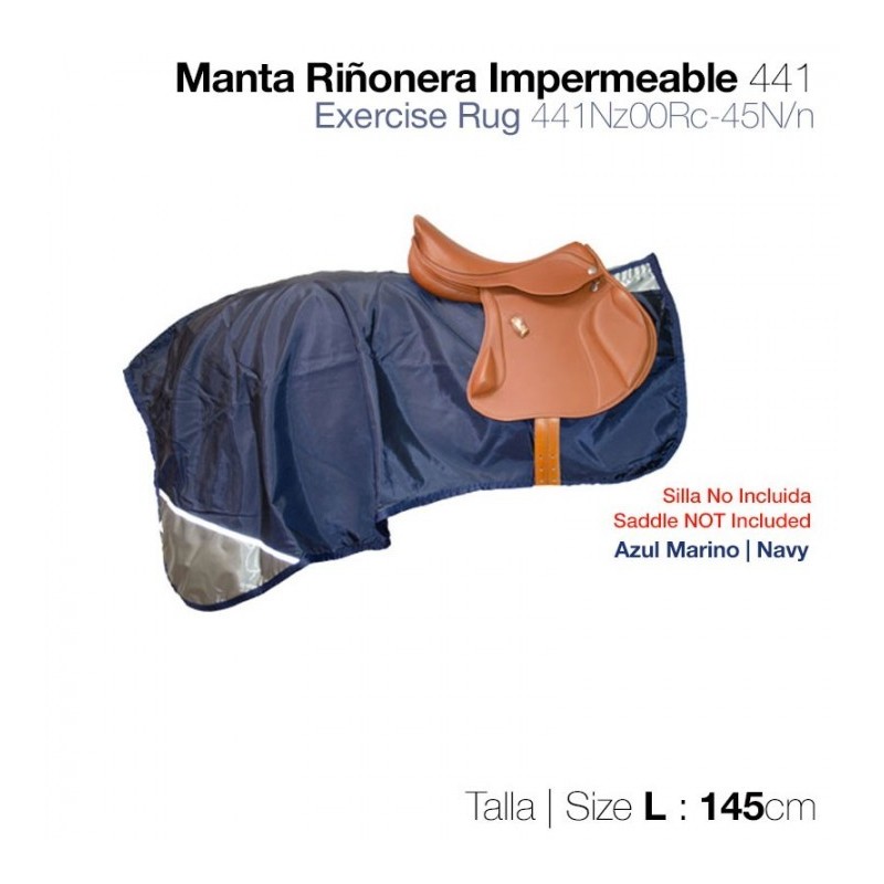 MANTA RIÑONERA IMPERMEABLE 441 AZUL L