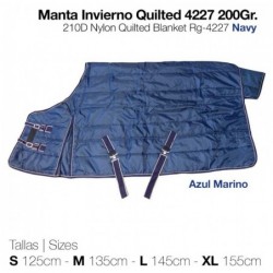 MANTA INVIERNO QUILTED 4227 200gr. AZUL