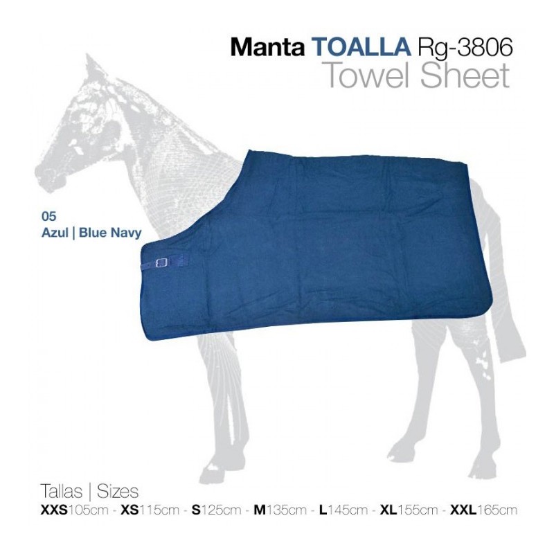 MANTA TOALLA RG-3806 AZUL