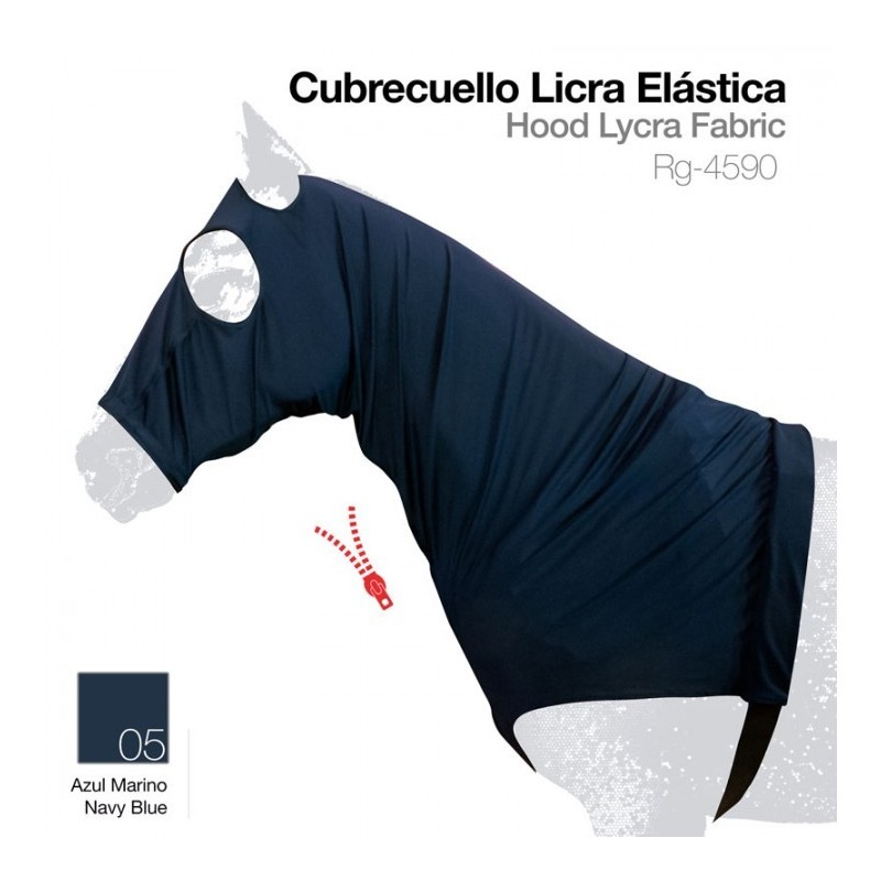 CUBRECUELLO LICRA ELÁSTICA AZUL