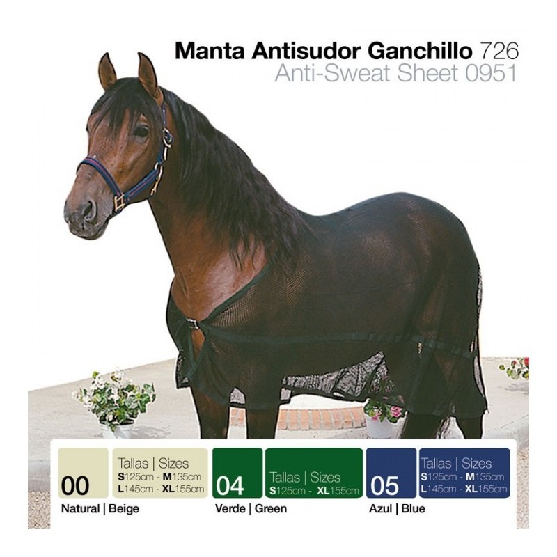 MANTA ANTISUDOR GANCHILLO 726