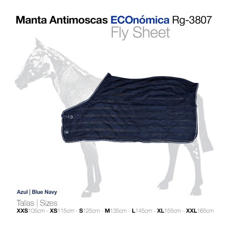 MANTA ANTIMOSCAS ECO. RG-3807 AZUL