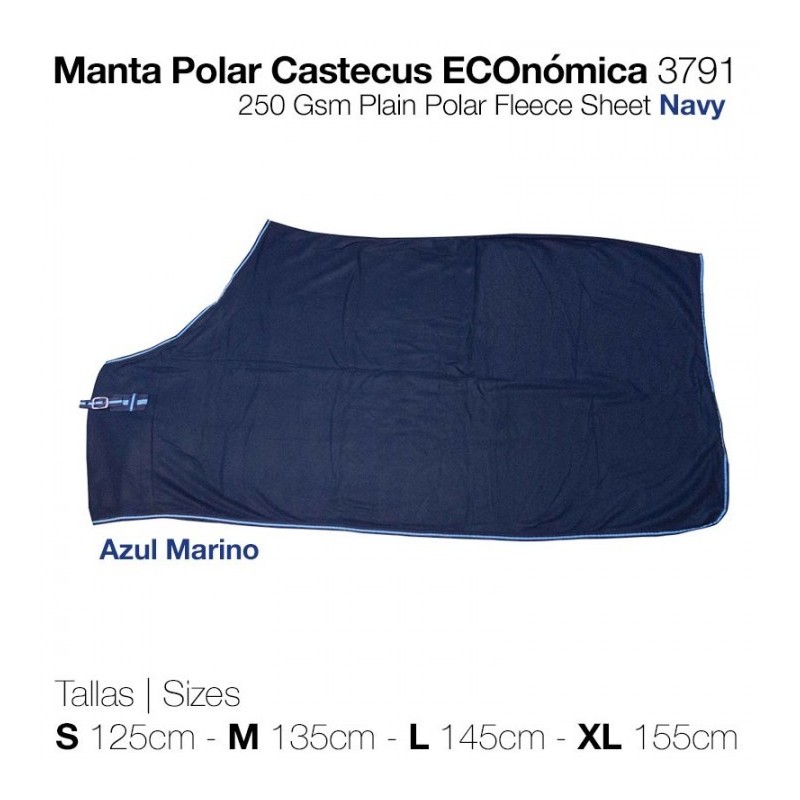 MANTA POLAR CASTECUS ECONÍMICA 3791 AZUL