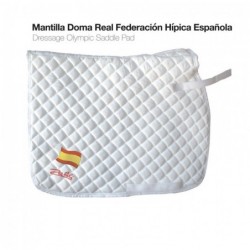 MANTILLA DOMA REAL FEDERACIÓN HÍPICA ESPAÑOLA BLANCO