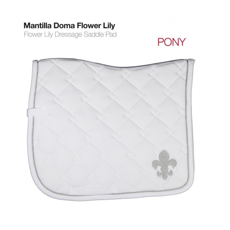 MANTILLA DOMA FLOWER LILY PONY O FULL