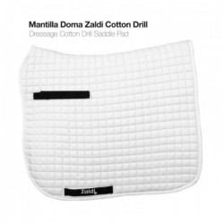 MANTILLA DOMA ZALDI COTTON DRILL BLANCO