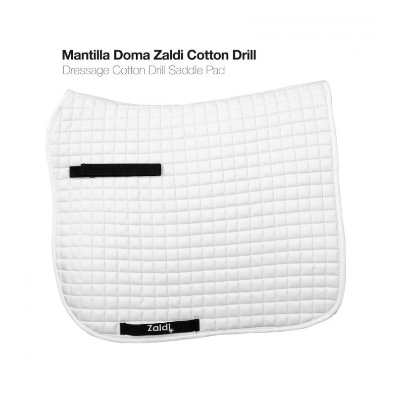 MANTILLA DOMA ZALDI COTTON DRILL BLANCO