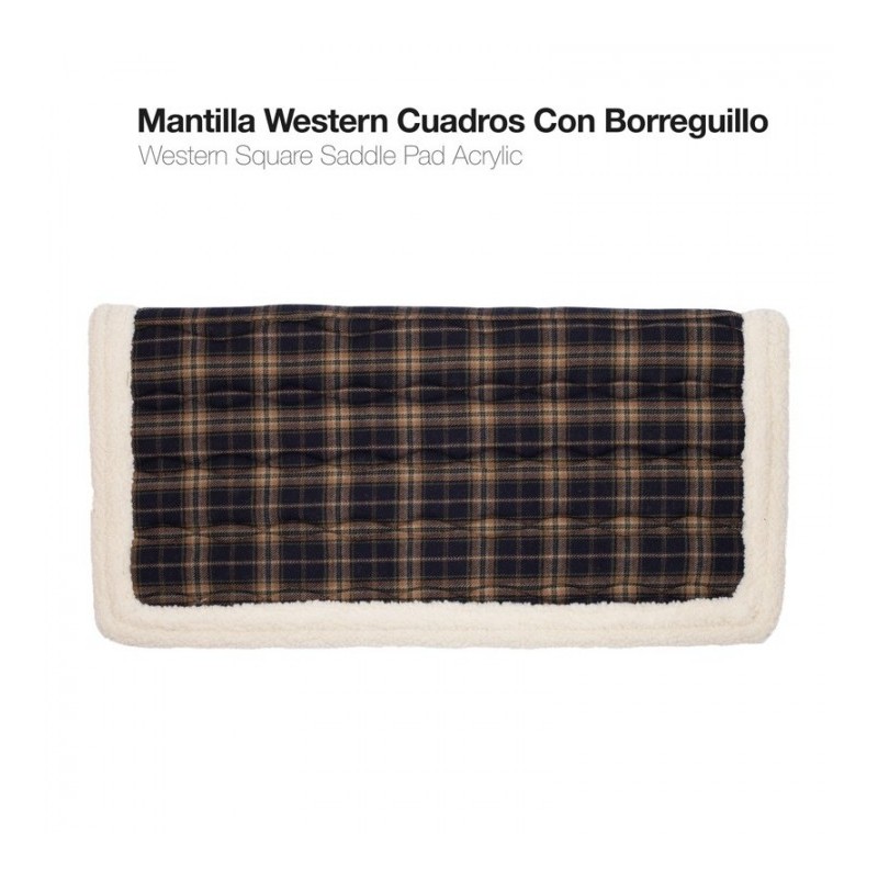 MANTILLA WESTERN CUADROS L980302-B
