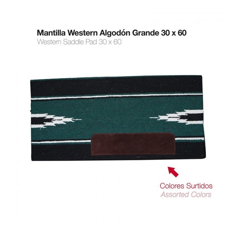 MANTILLA WESTERN ALGODÓN